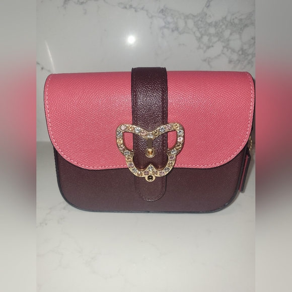 Coach Gemma Crossbody Bag in Colorblock with Butterfly Buckle. - Picture 3 of 11